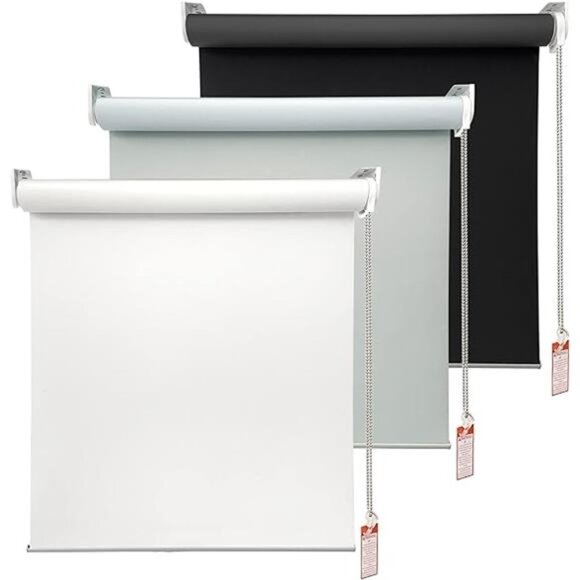 100% Blackout Roller Window Shades, Window Blinds with Thermal Insulated - Picture 7 of 7